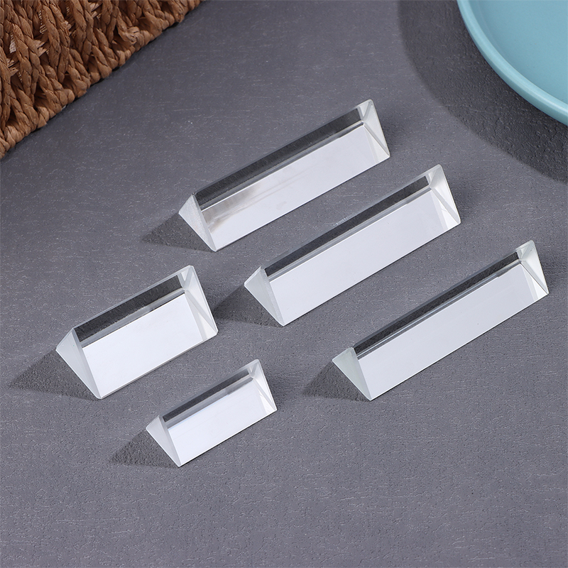 Lighting Glass Photography - Transparent glass prism, professional light refraction