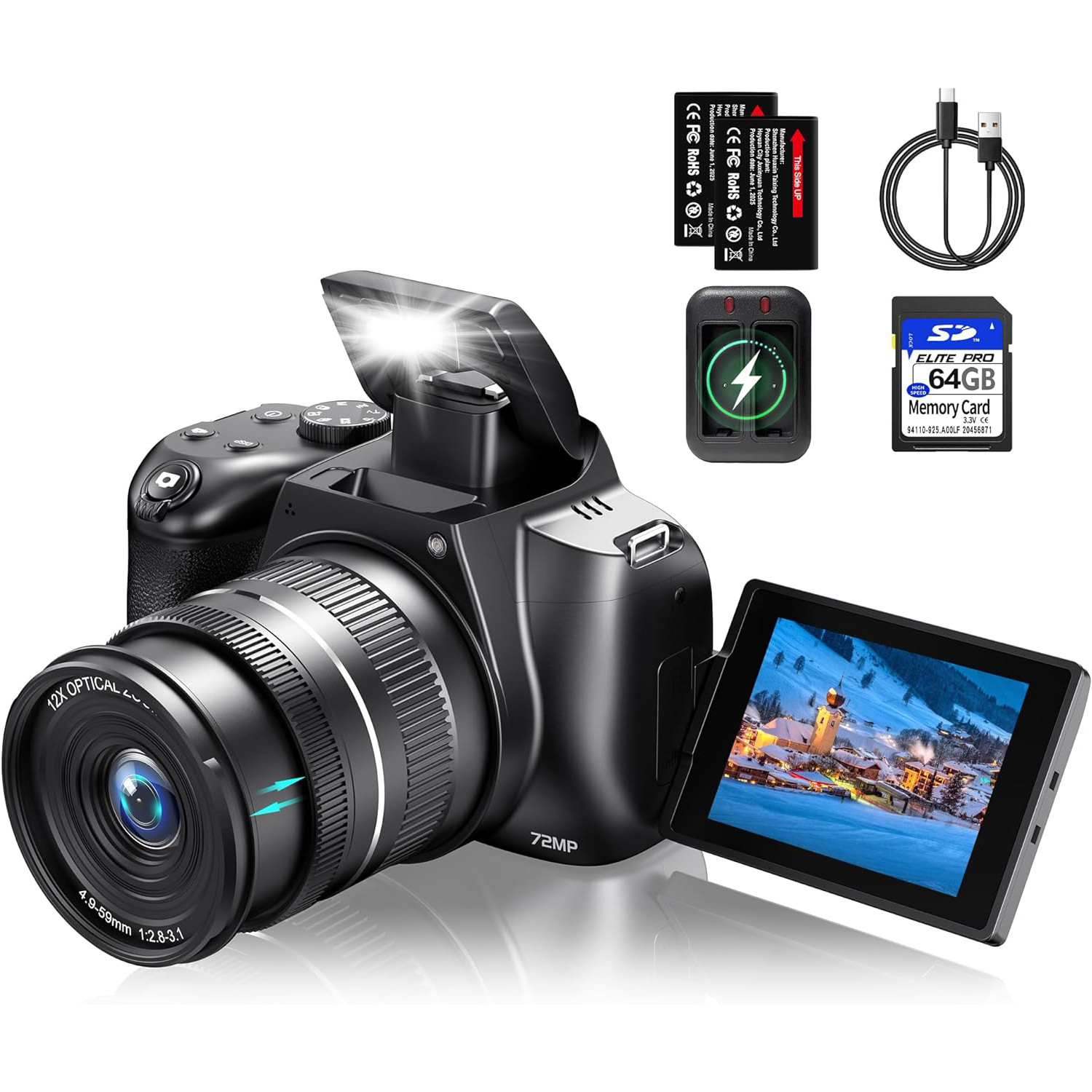 Photography Natural Lighting - 4K HD Digital Camera for Photography