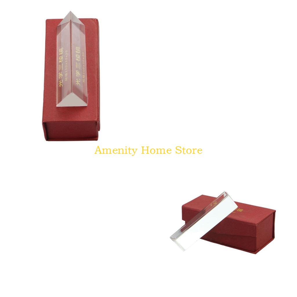 Lighting Glass Photography - F26C Crystal Optical Glass Triangular Prism