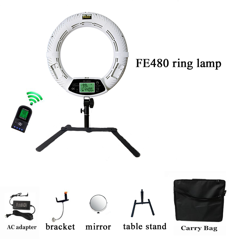 Macro Photography Led Lighting - Yidoblo18'' makeup ring light FE-480II, Bi-color