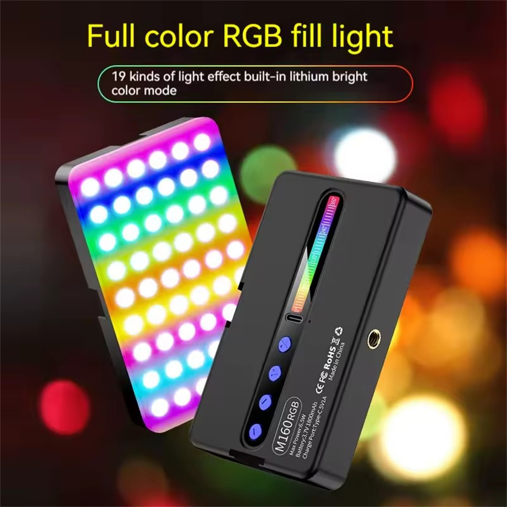 Photography And Videography Lighting - Full Color RGB Video Light 2700K-6500K