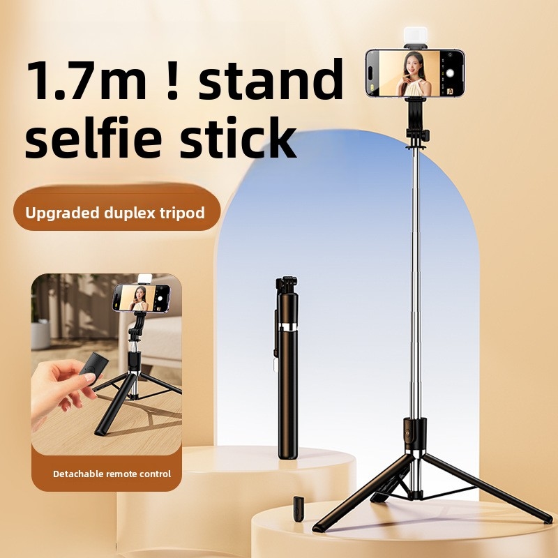 Photography Lighting Tool - Extendable 1M Selfie Stick Tripod with