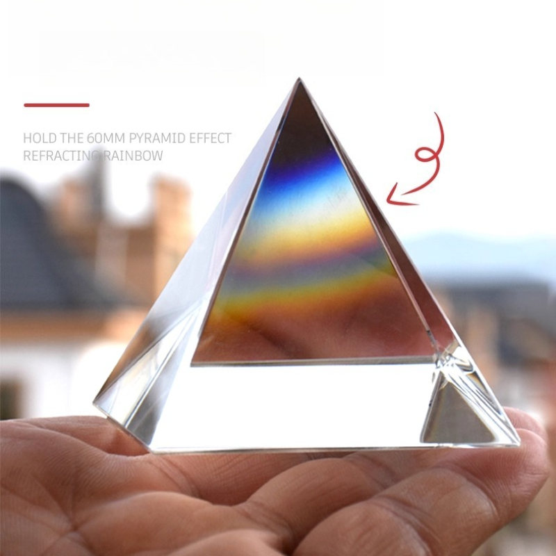 40mm/60mm Quadrangular Pyramid - Lighting Glass Photography บทวิจารณ์และราคา