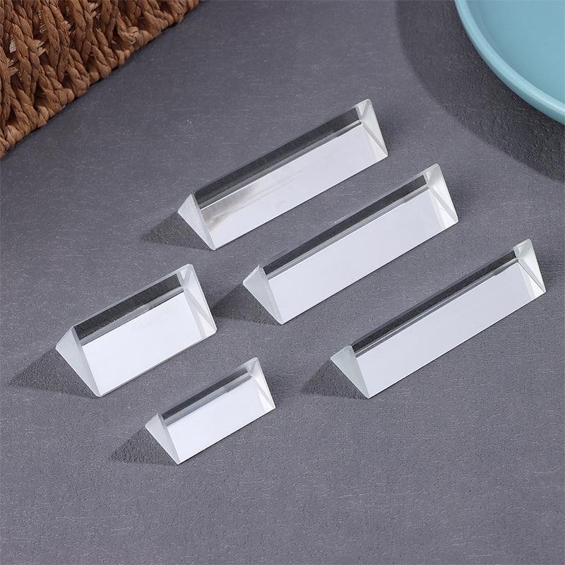 Transparent glass prism, profe - Lighting Glass Photography บทวิจารณ์และราคา