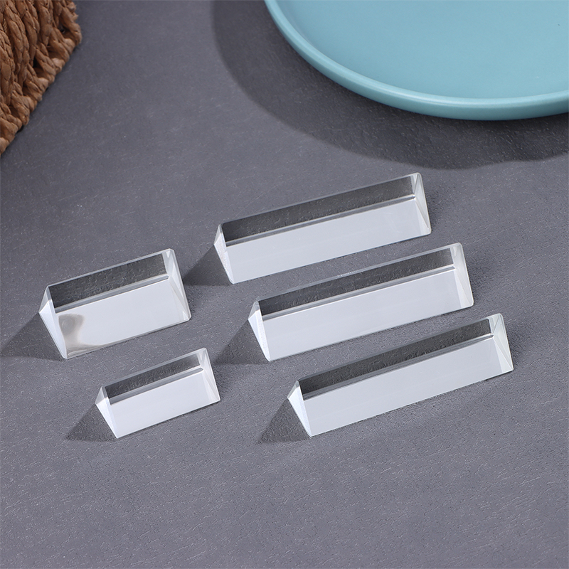 Transparent glass prism, profe - Lighting Glass Photography บทวิจารณ์และราคา