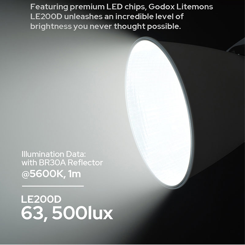 Godox LE200D 5600K COB LED Vid - Photography And Videography Lighting บทวิจารณ์และราคา