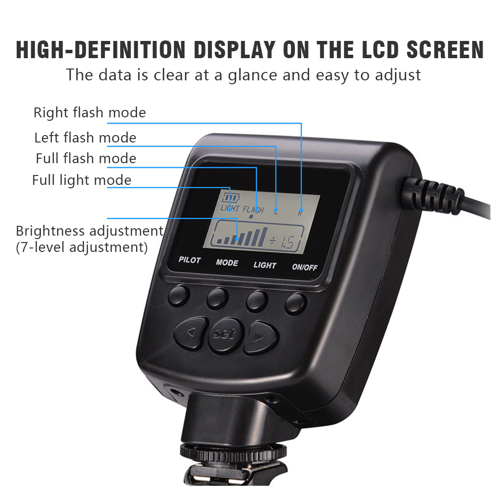 RF 550D Macro LED Ring Flash L - Macro Photography Led Lighting บทวิจารณ์และราคา
