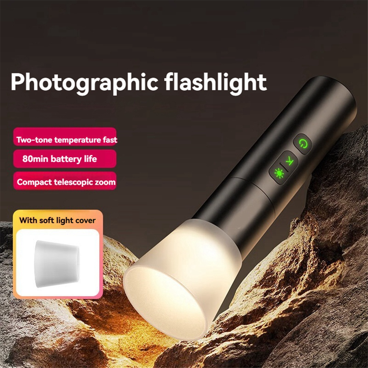 Photography Flashlight LM07 Vi - Photography And Videography Lighting บทวิจารณ์และราคา