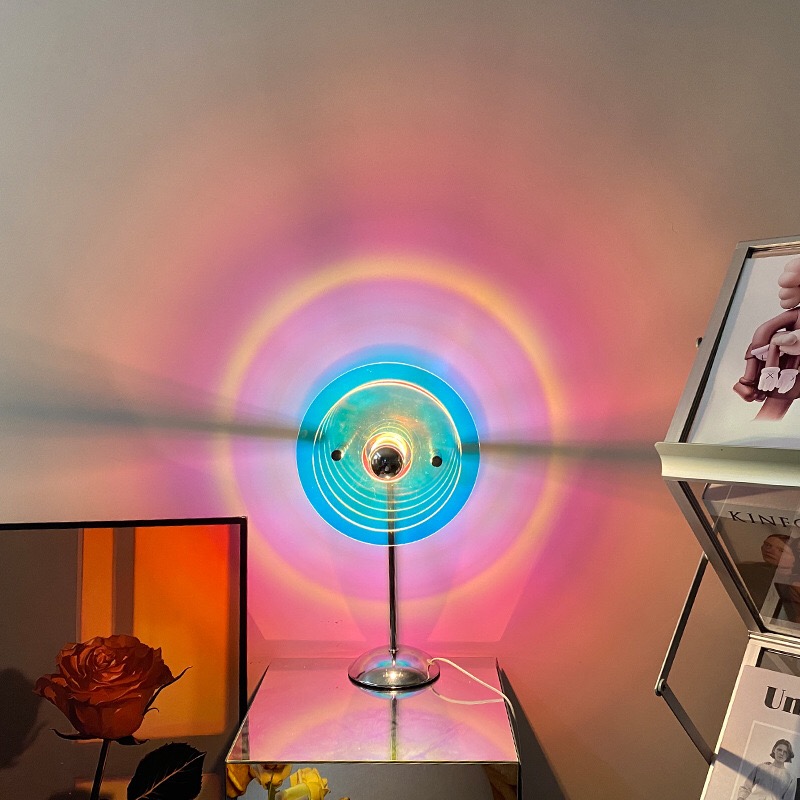 Sunset Table Lamp Projection R - Lighting Glass Photography บทวิจารณ์และราคา