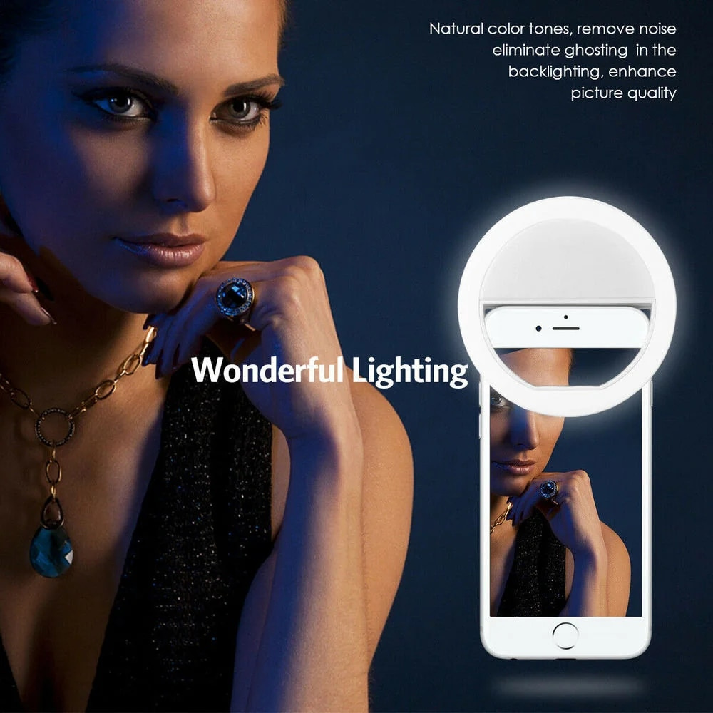 USB Charging LED Selfie Ring L - Photography Lighting Tool บทวิจารณ์และราคา