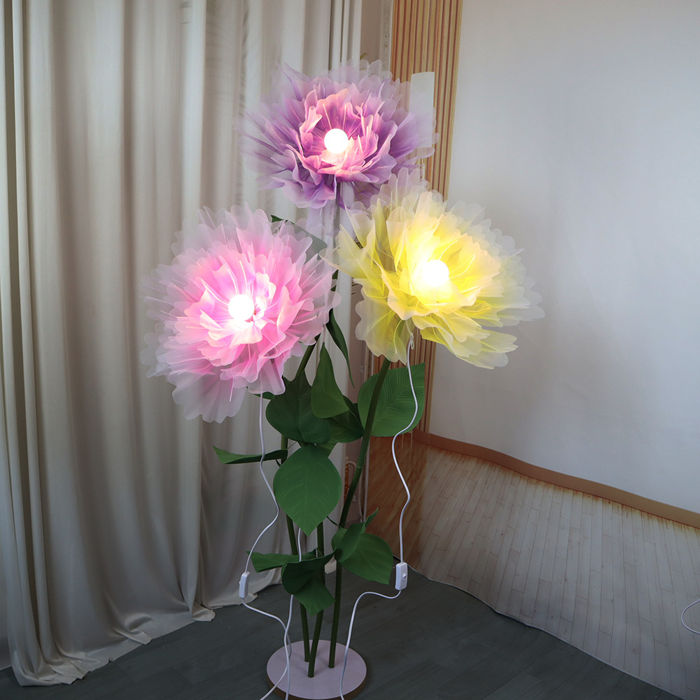 NEW 3D Flower Lights Fabric Ha - Photography Lighting Layout บทวิจารณ์และราคา