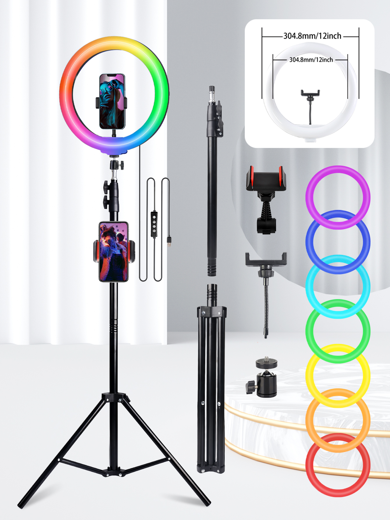A 10 Inch Professional Selfie  - Photography Lighting Tool บทวิจารณ์และราคา