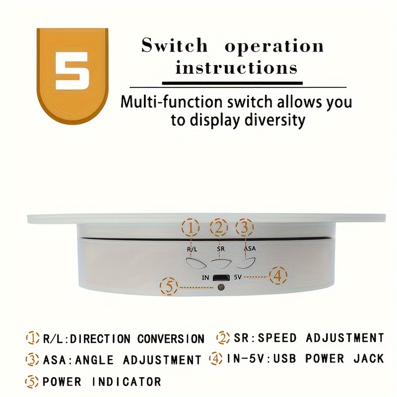 20 cm/7.87 inch Electric Rotat - Photography Lighting Material บทวิจารณ์และราคา