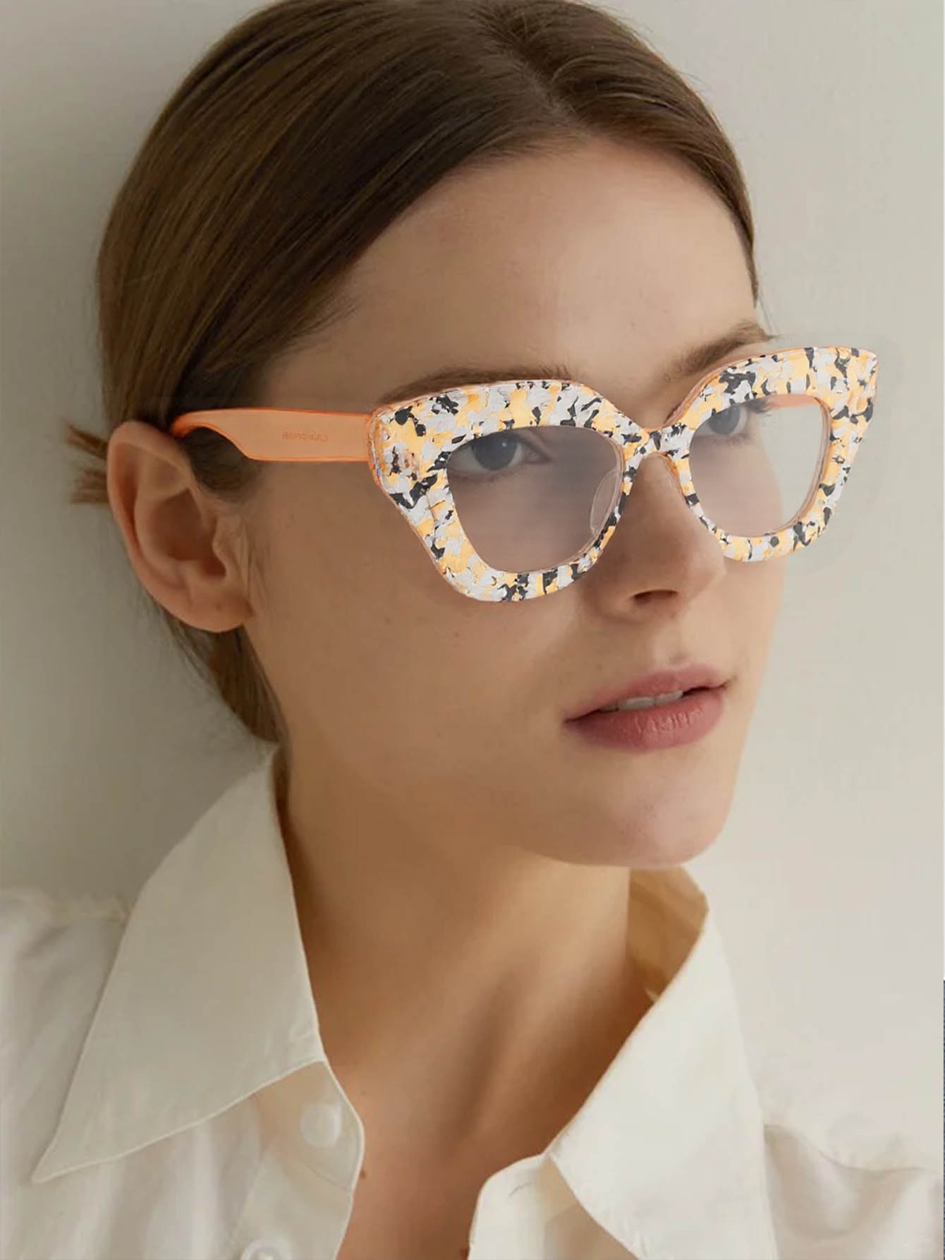 Large Frame Cat-Eye Floral Gla - Lighting Glass Photography บทวิจารณ์และราคา