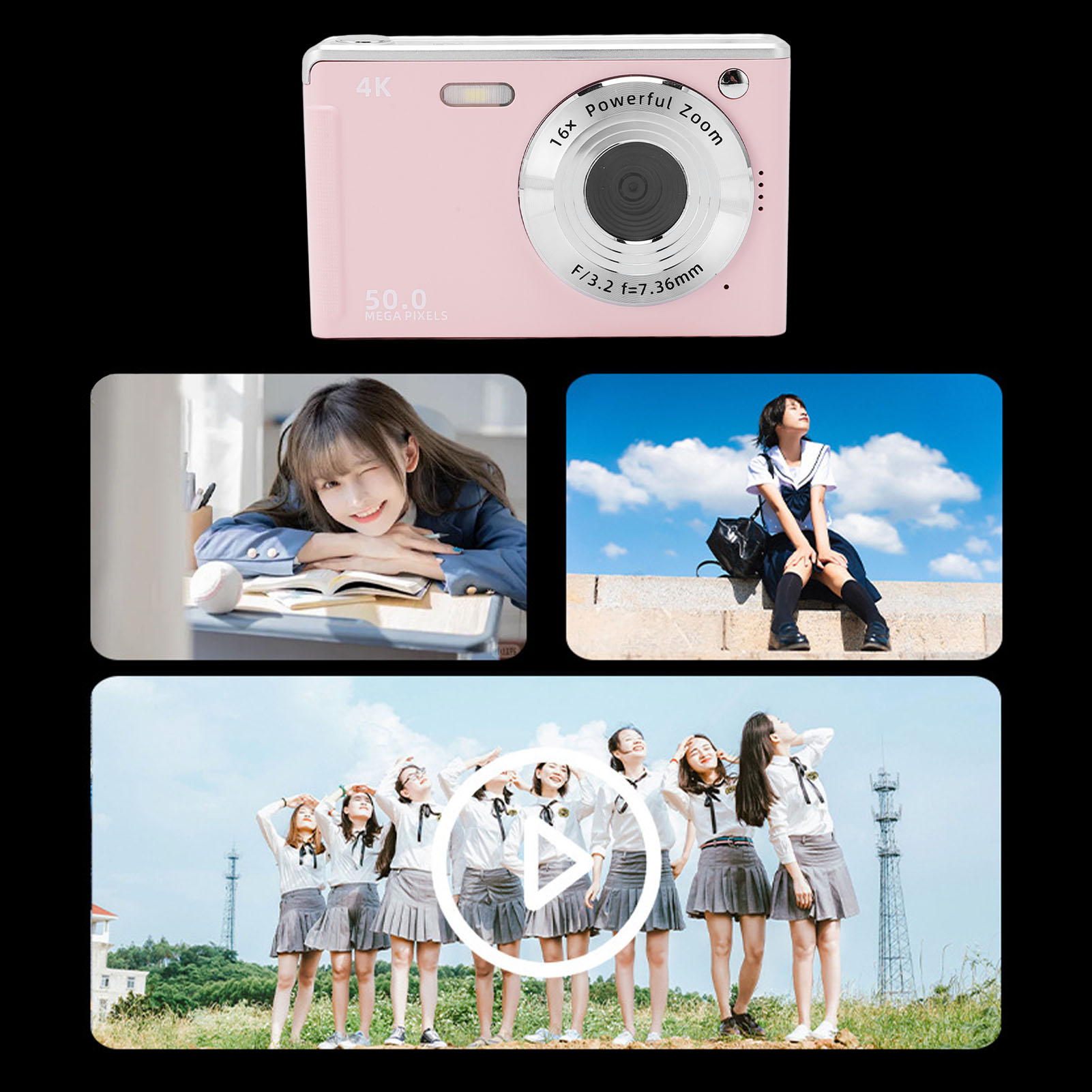 4K 50MP Digital Camera with Fi - Photography Natural Lighting บทวิจารณ์และราคา