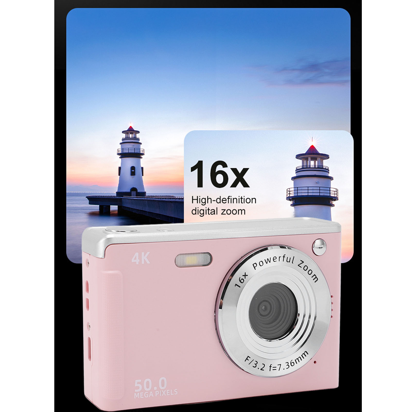 4K 50MP Digital Camera with Fi - Photography Natural Lighting บทวิจารณ์และราคา