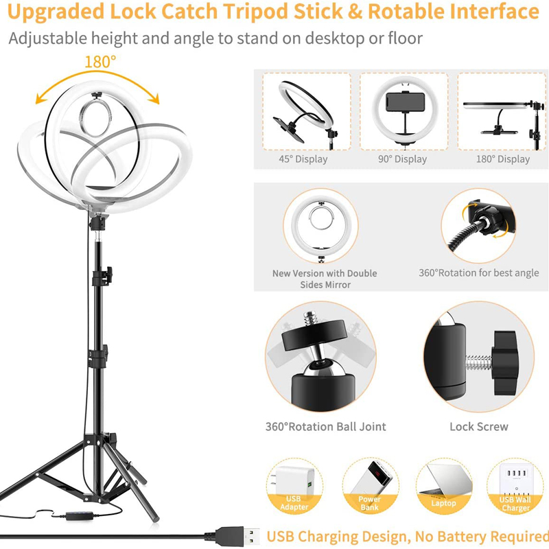 Video Light 16/26/33cm Selfie  - Photography Lighting Tool บทวิจารณ์และราคา