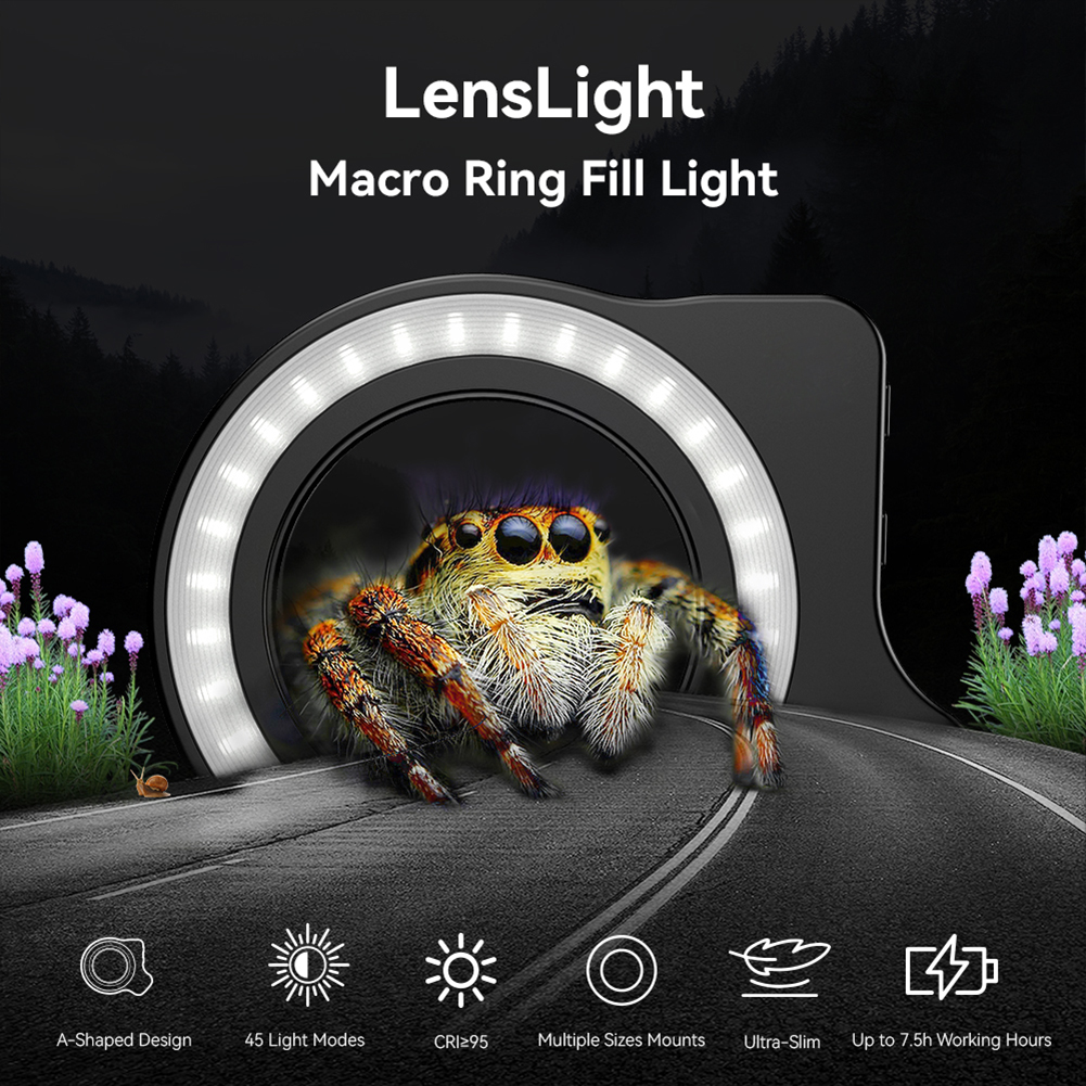 CRI 95 Light Macro Lens Light  - Macro Photography Led Lighting บทวิจารณ์และราคา