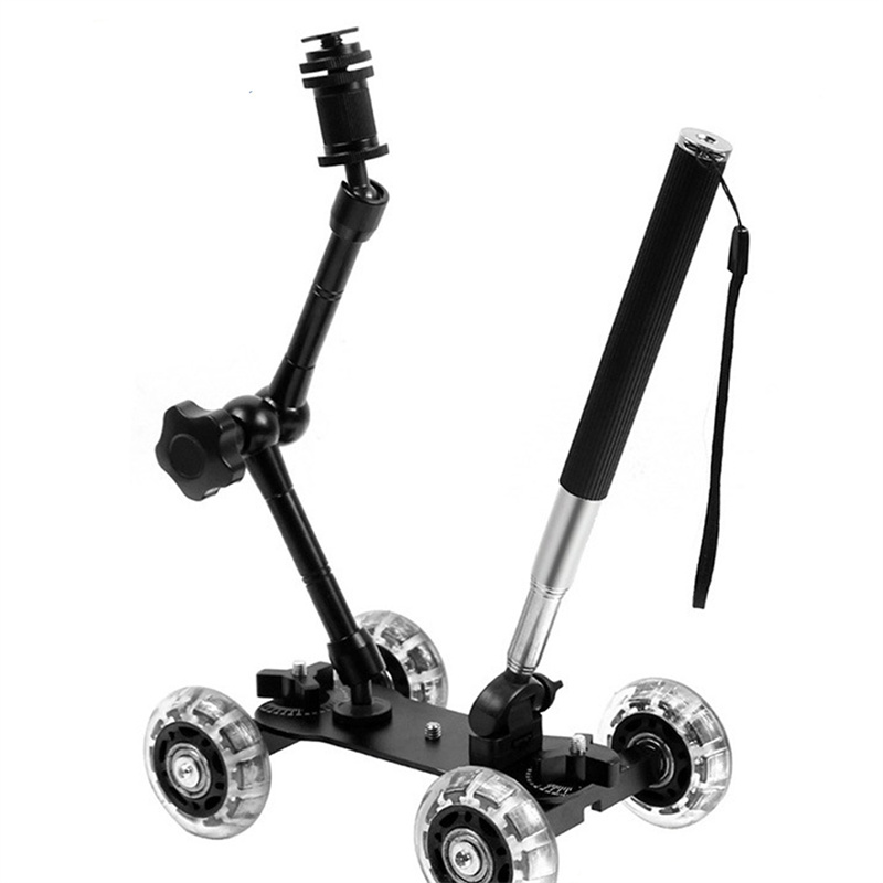 Mobile Rolling Sliding Dolly S - Photography Lighting Tool บทวิจารณ์และราคา