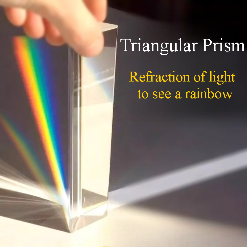 1PC Rainbow Triangular Prism K - Lighting Glass Photography บทวิจารณ์และราคา