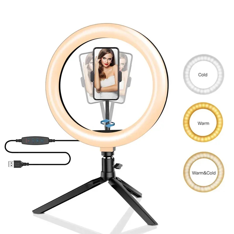 Dimmable26cm LED Ring Light Ki - Photography Lighting Tool บทวิจารณ์และราคา