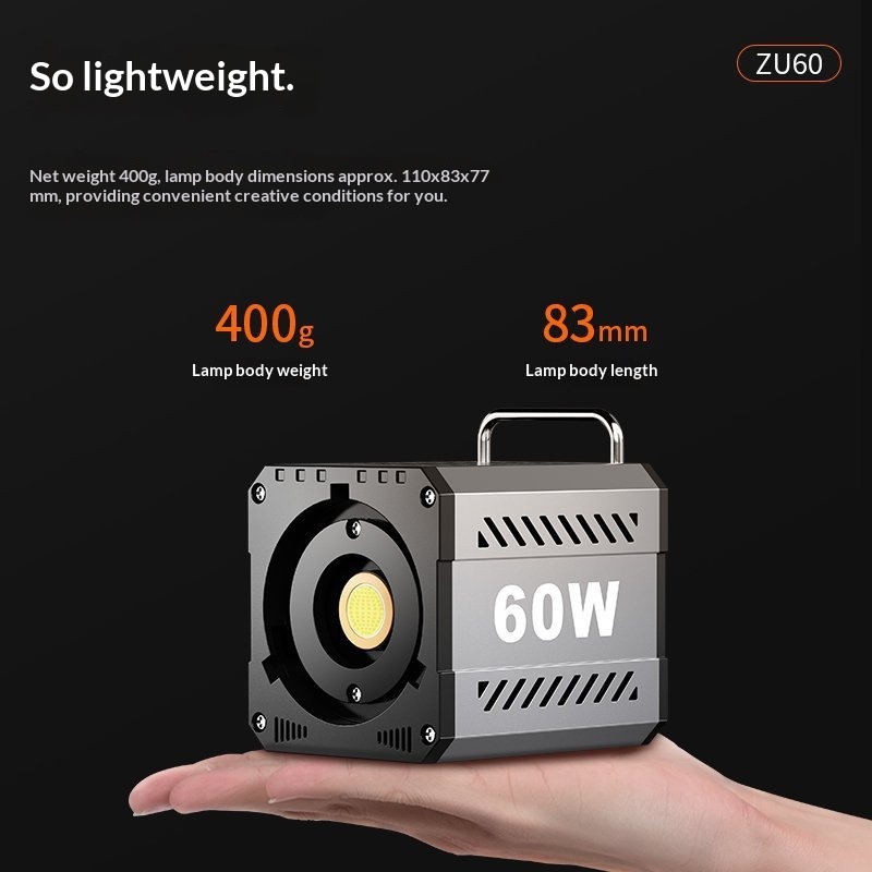 60W Mini COB LED Video Light P - Photography And Videography Lighting บทวิจารณ์และราคา