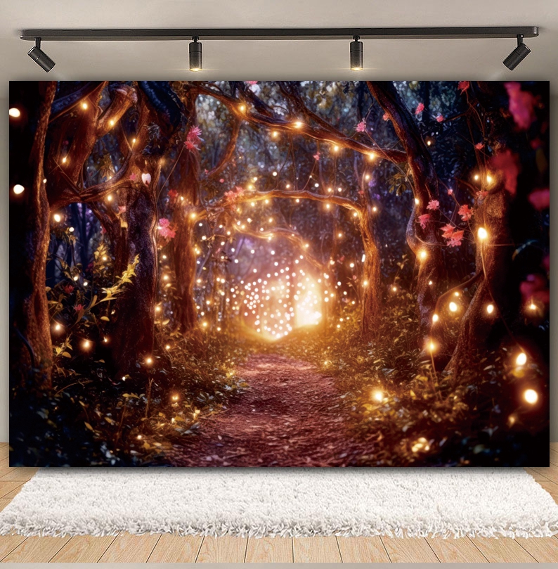 Fairy Tale Garden Backdrop for - Photography Natural Lighting บทวิจารณ์และราคา