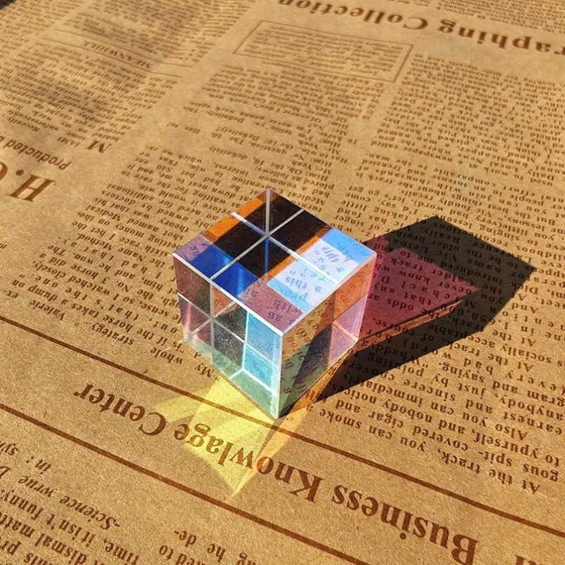 Glass Cube Dichroic Prism X-Cu - Lighting Glass Photography บทวิจารณ์และราคา