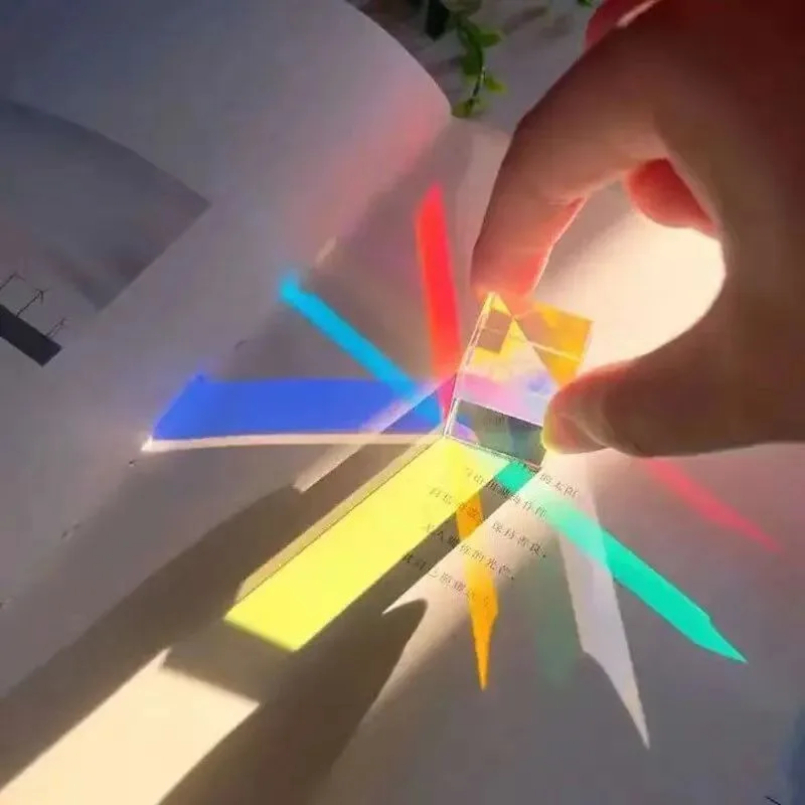 Glass Cube Dichroic Prism X-Cu - Lighting Glass Photography บทวิจารณ์และราคา