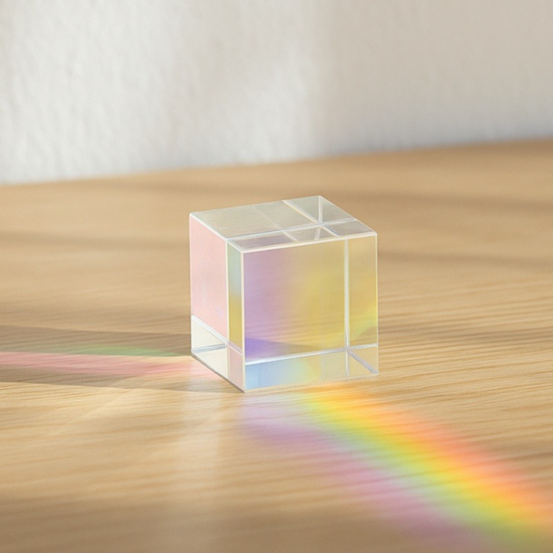 Glass Cube Dichroic Prism X-Cu - Lighting Glass Photography บทวิจารณ์และราคา